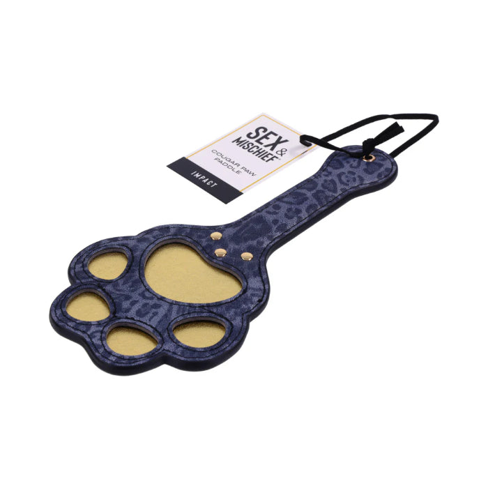 Sportsheets Sex & Mischief Cougar Paw Animal Print Paddle For Impact Play