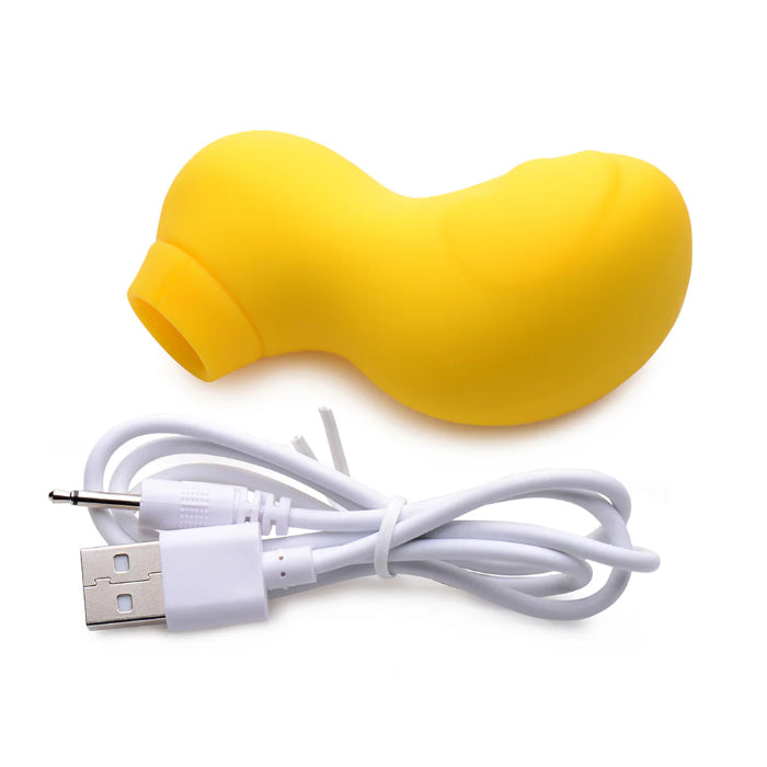 Sucky Ducky Air Pulse Rechargeable Compact Discreet Silicone Suction Massager