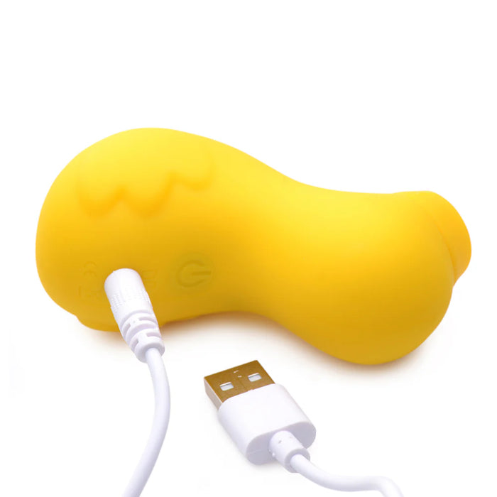 Sucky Ducky Air Pulse Rechargeable Compact Discreet Silicone Suction Massager