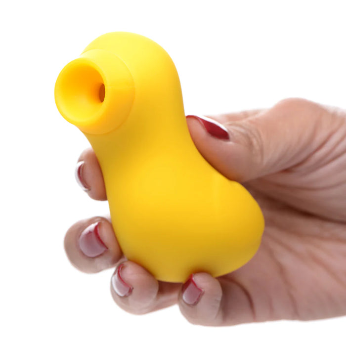 Sucky Ducky Air Pulse Rechargeable Compact Discreet Silicone Suction Massager