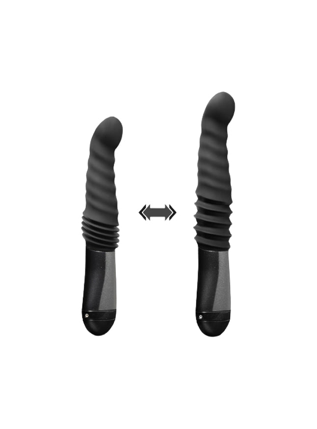 Temptasia Lazarus Handheld Thrusting G-Spot Textured Dildo With Handle
