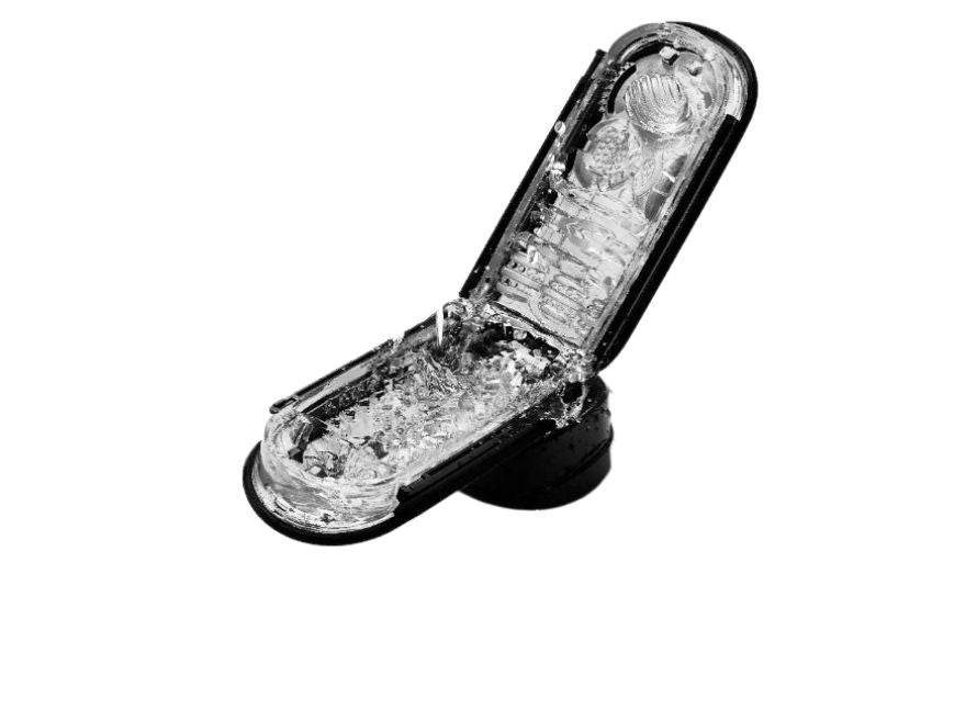 Tenga Flip Zero Gravity Pressure Sensitive Stronger Texture Stroker Black