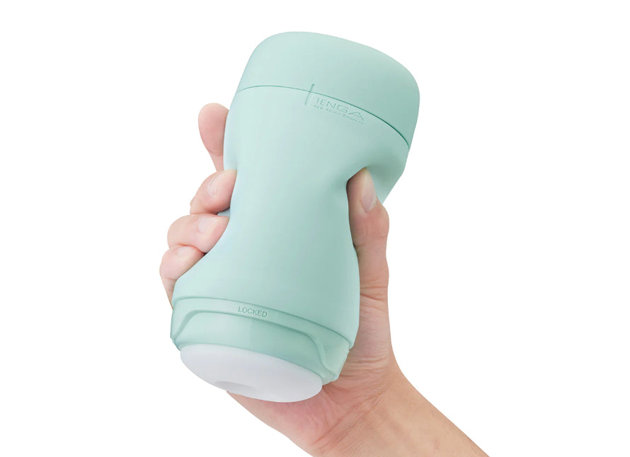 Tenga Puffy Stroker Mint Green Super Soft Reusable Masturbation Cup