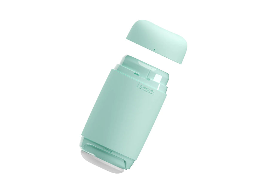Tenga Puffy Stroker Mint Green Super Soft Reusable Masturbation Cup