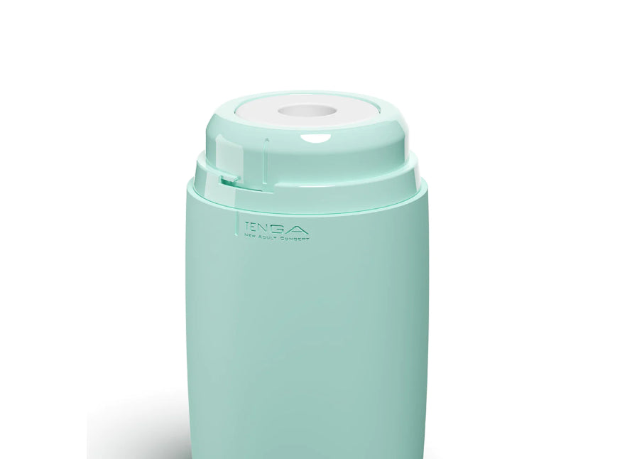 Tenga Puffy Stroker Mint Green Super Soft Reusable Masturbation Cup