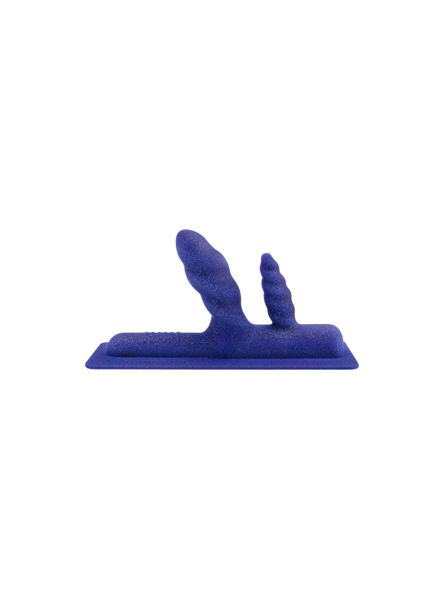 The Cowgirl Two-Nicorn Textured Double Penetration Sex Machine Attachment