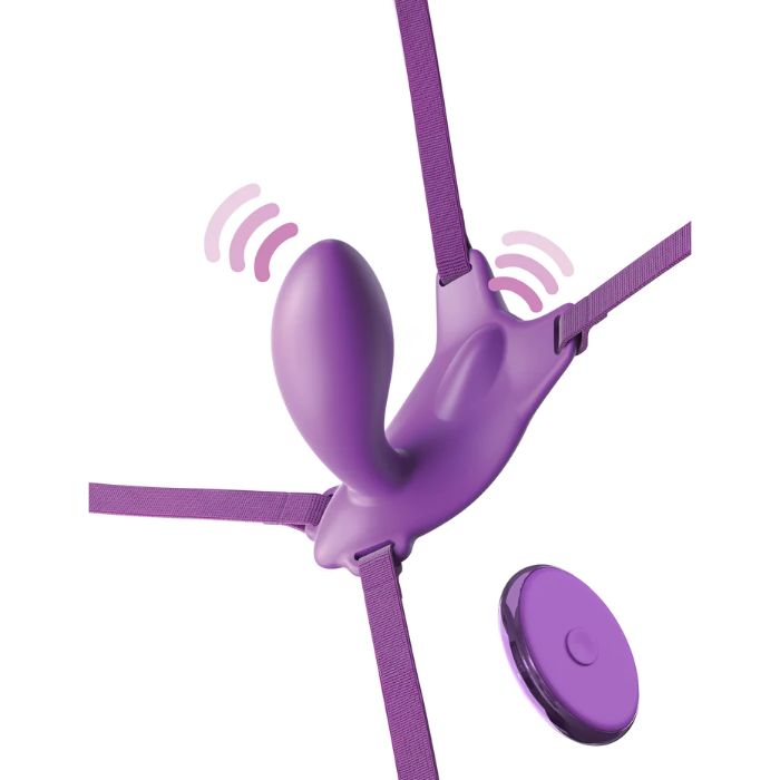 Ultimate G-Spot Butterfly Strap-On Rechargeable Remote-Control Strap-On Vibrator