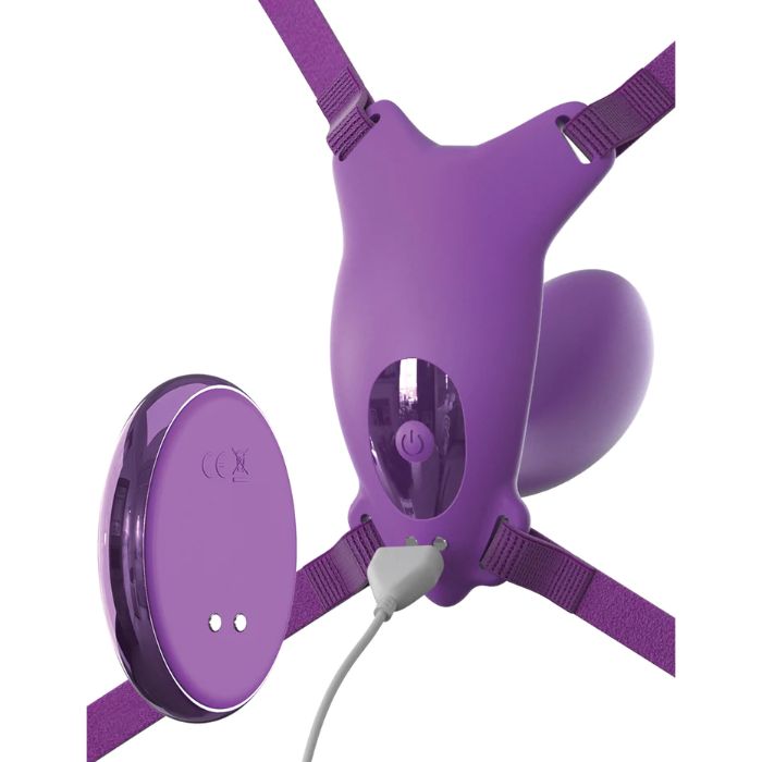 Ultimate G-Spot Butterfly Strap-On Rechargeable Remote-Control Strap-On Vibrator
