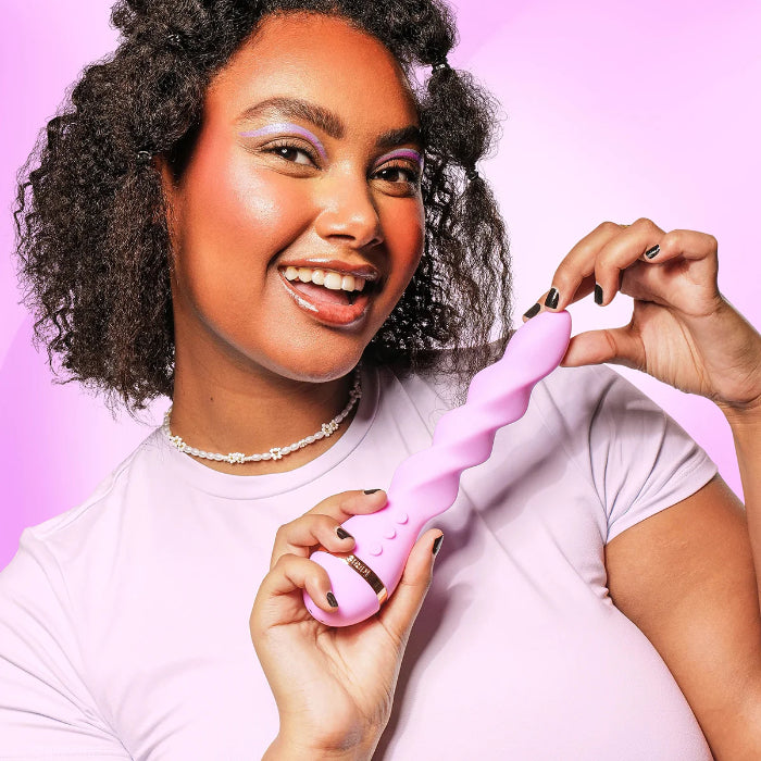 VUSH Siren Twist Rechargeable Rotating Silicone Vibrator