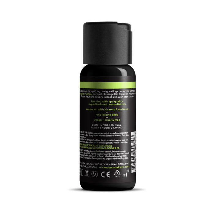 Wicked Lemongrass and Ginger Massage Oil
