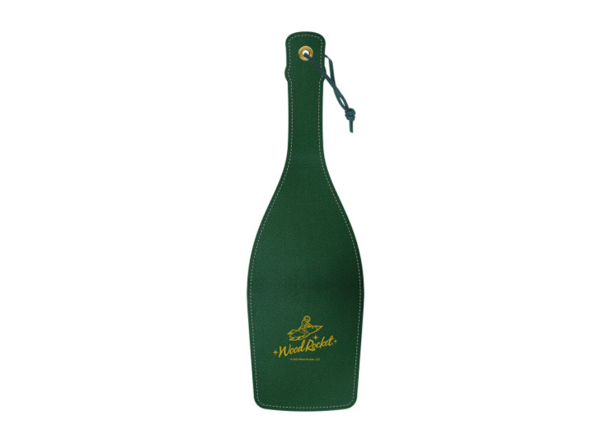 Wood Rocket Paddle Champain Champagne Bottle Shaped Paddle
