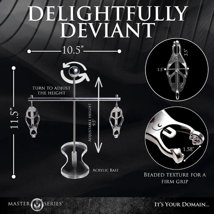 XR Master Series Tower of Pain Advanced Nipple Clamps