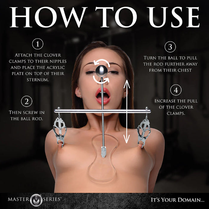 XR Master Series Tower of Pain Advanced Nipple Clamps