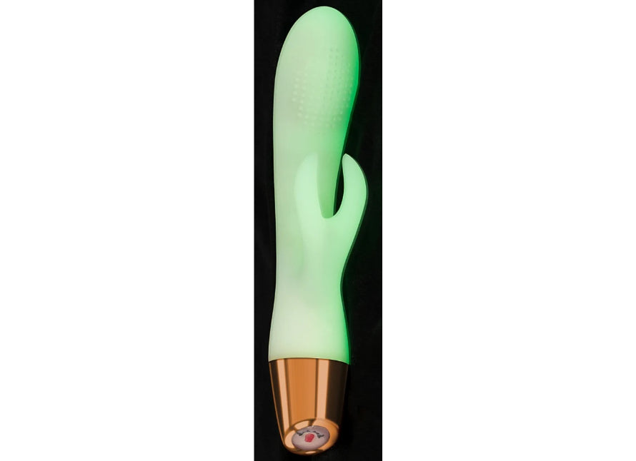 You2Toys Glow-in-the-Dark Rechargeable Silicone Rabbit Vibrator