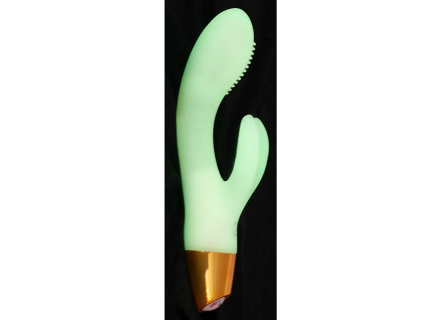 You2Toys Glow-in-the-Dark Rechargeable Silicone Rabbit Vibrator