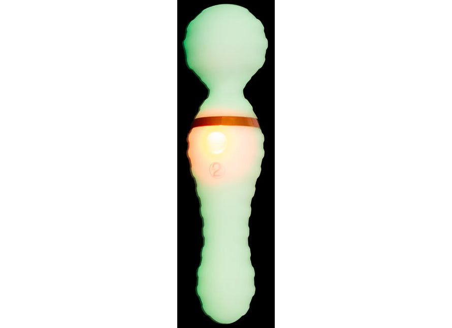 You2Toys Glow-in-the-Dark Rechargeable Silicone Wand Vibrator