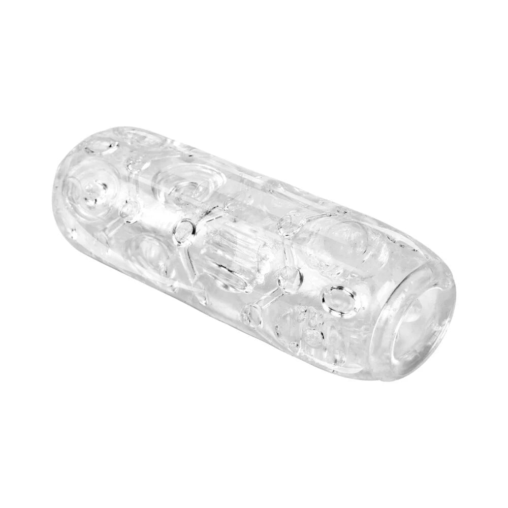 Adam & Eve Adam's Crystal Trio Stretchy Textured Closed Ended See Through Stroker Set of Three
