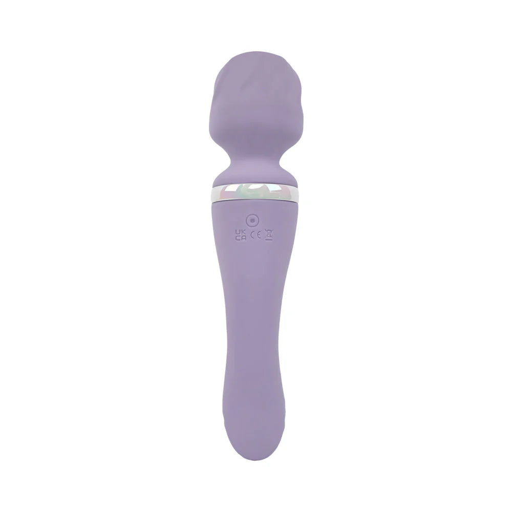 Adam & Eve Wand & Done Silicone Dual-Ended Cordless Wand and Curved G-Spot Massager