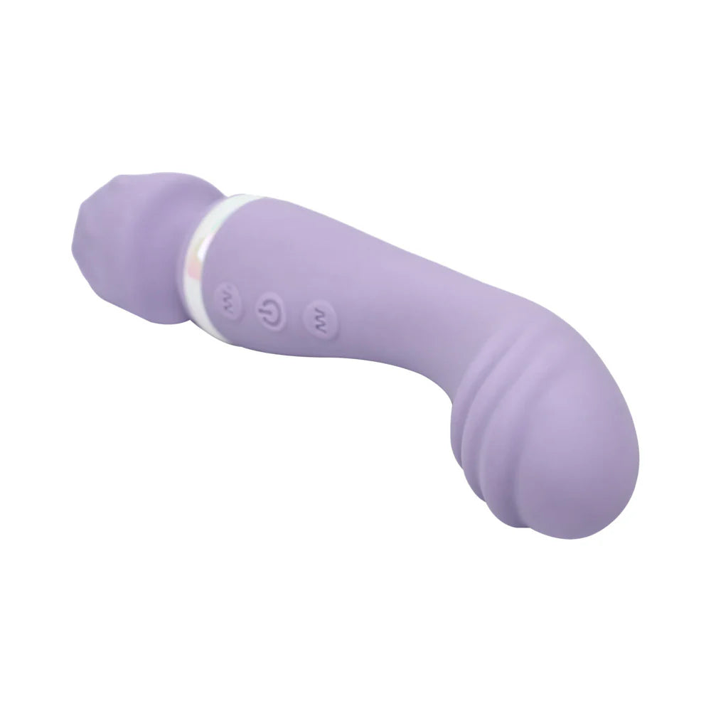 Adam & Eve Wand & Done Silicone Dual-Ended Cordless Wand and Curved G-Spot Massager