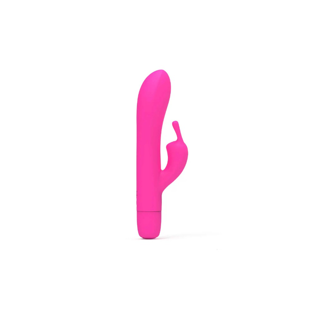 B Swish Bwild Bunny Infinite Limited Edition Silicone Rechargeable Mini Dual Stimulating Vibrator With Storage Bag