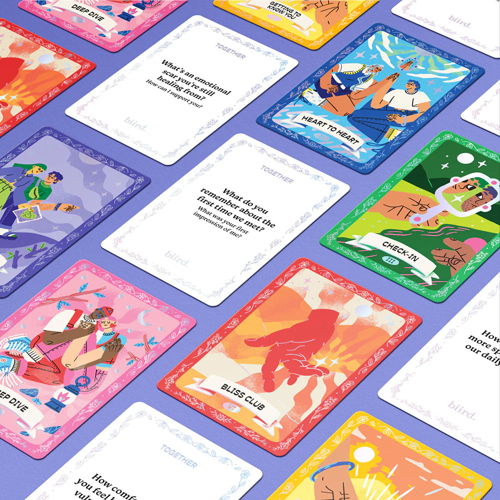 Biird x Jouissance Club Together Couples Card Game To Spark Meaning Conversation