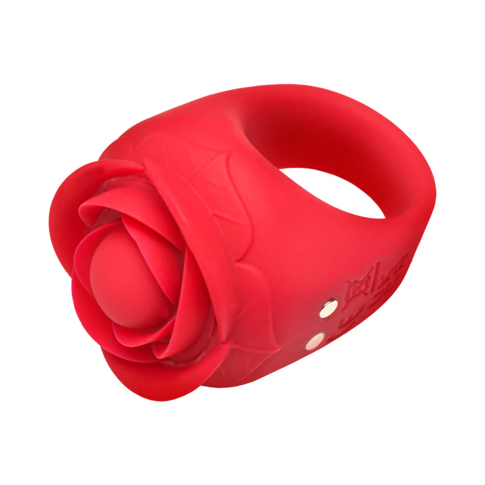 XR Brands Bloomgasm Rose Ring Discreet Finger Vibrator