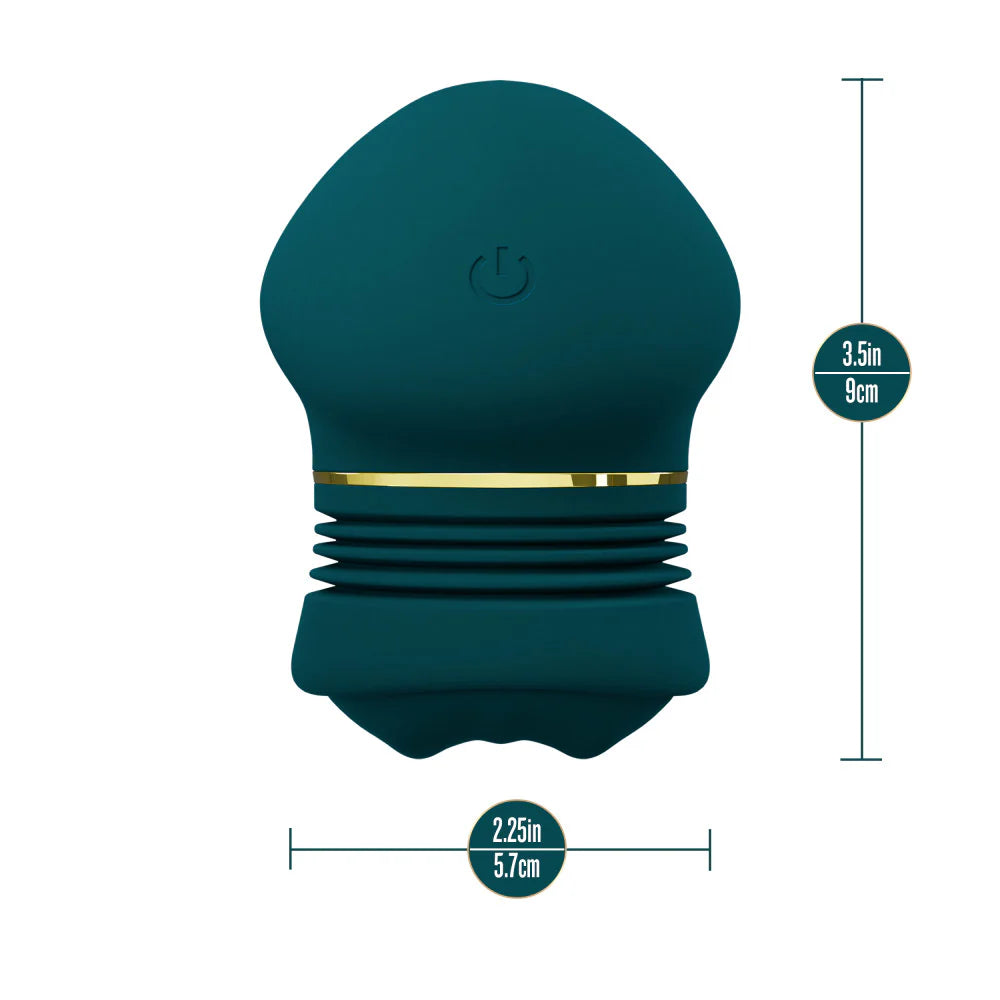 Blush Collection Riana Rechargeable Silicone Textured Automatic Rubbing Vibrator