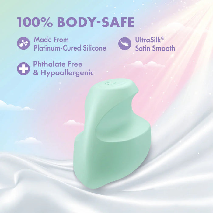 Blush Play With Me Dream Crush Silicone Rechargeable Finger Vibe With Ergonomic Finger Fin
