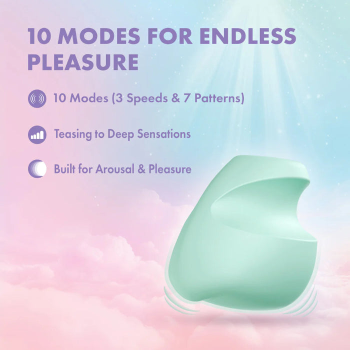 Blush Play With Me Dream Crush Silicone Rechargeable Finger Vibe With Ergonomic Finger Fin