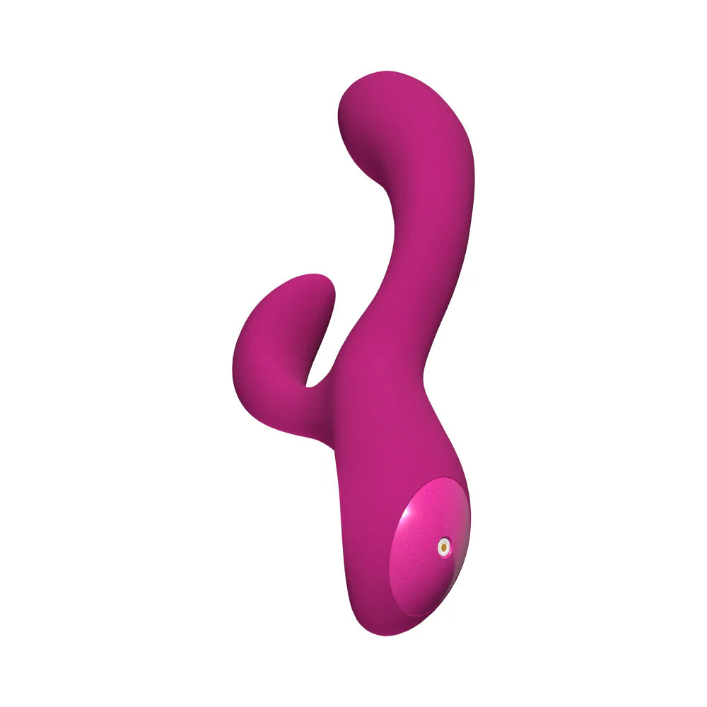 Blush Quinn Curved Warming Rabbit Style Vibrator