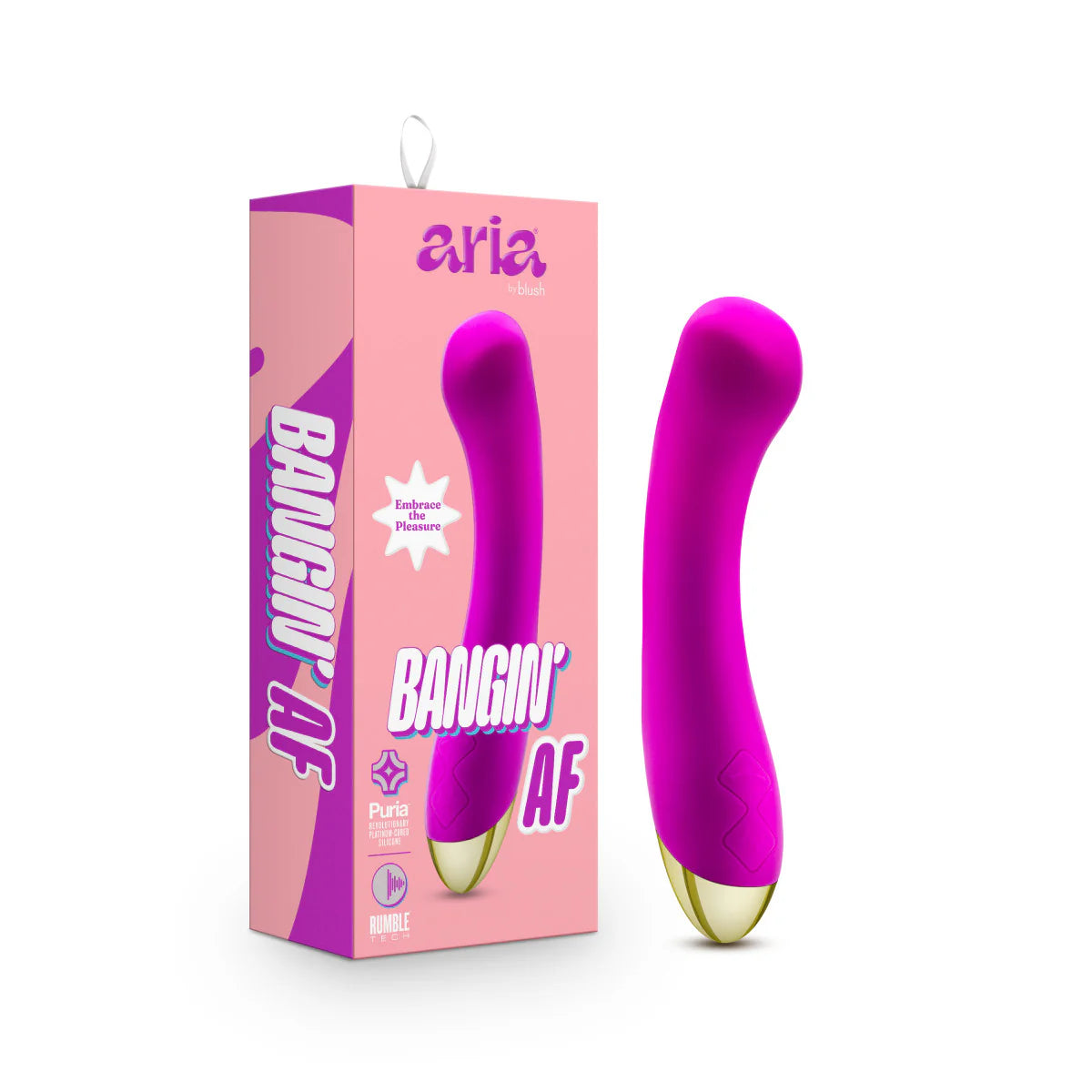 Blush Aria Bangin' AF Rechargeable Curved G-Spot Vibrator