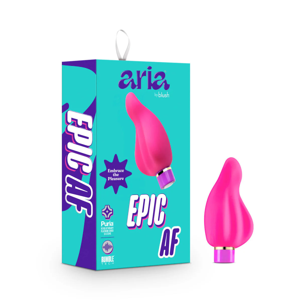 Blush Aria Epic AF Curved Pinpointed Rechargeable Mini Vibrator
