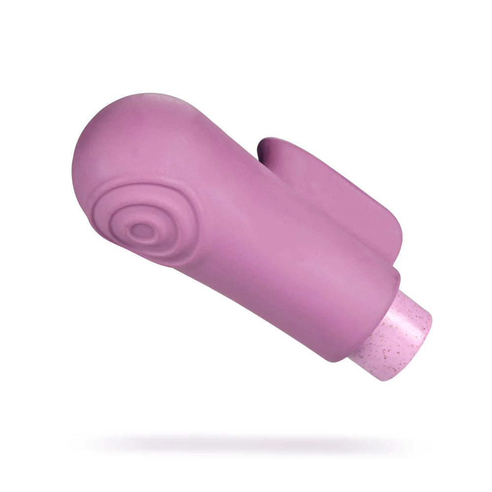 Blush Gaia Eco Delight Rechargeable Bullet And Silicone Textured Finger Sleeve