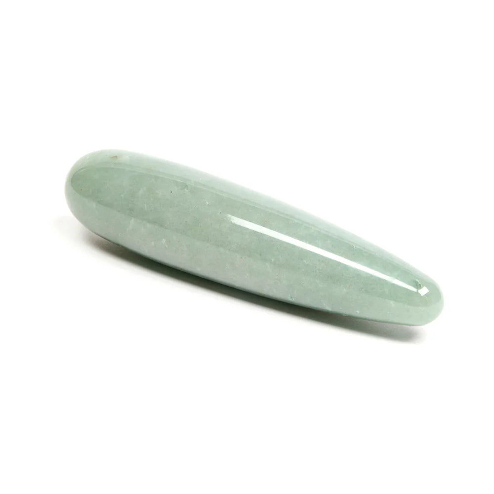 Chakrubs Indian Jade Original Green Aventurine Wand For Luck and Optimism