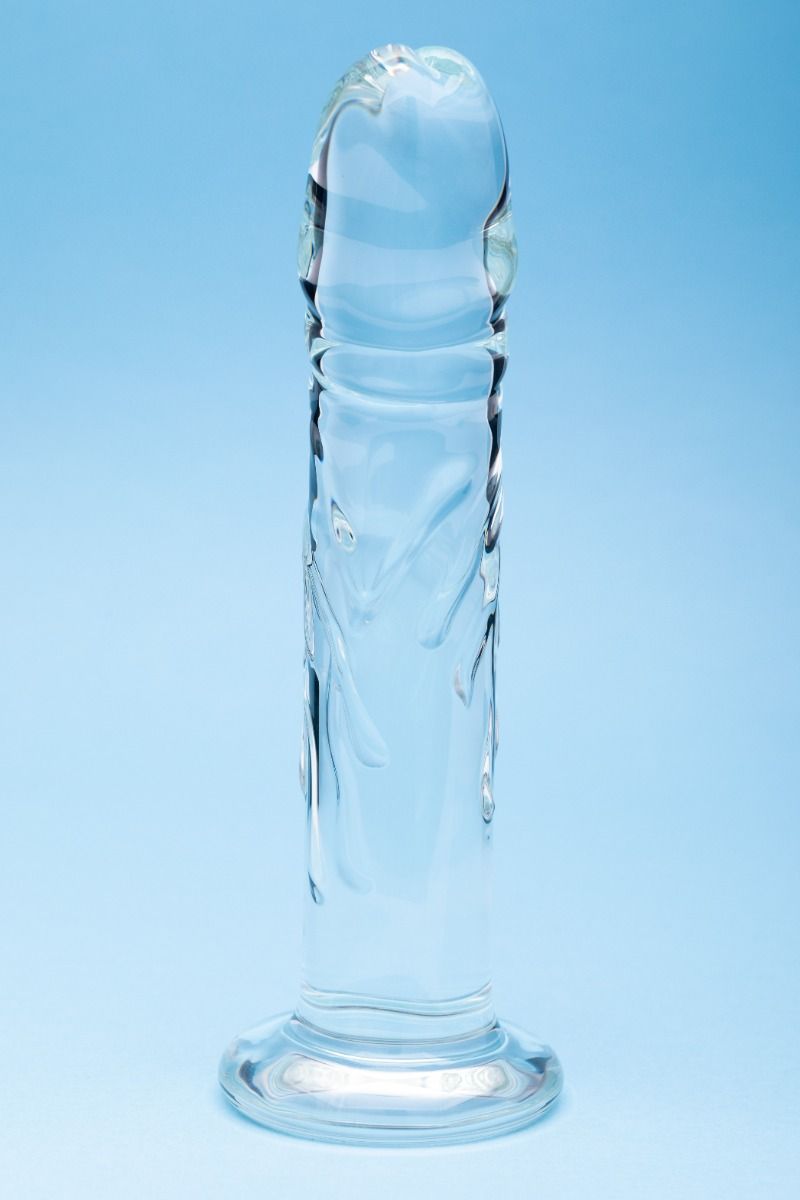 Clarity Seraphic Rapture Realistic Shape Glass Dildo