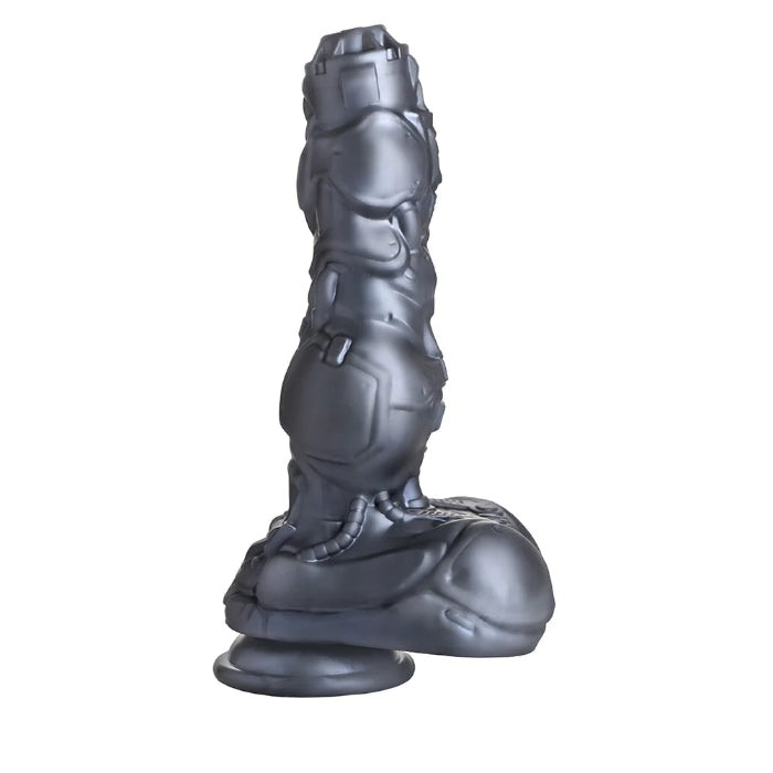 Creature Cocks Cyborg Remote Control Thrusting And Vibrating Silicone Fantasy Shaped Harnessable Dildo With Suction Cup