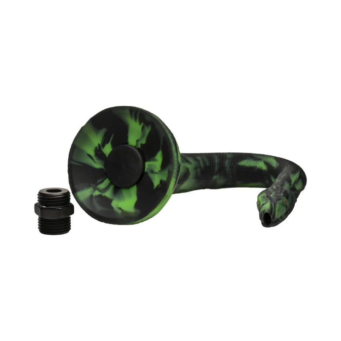 Creature Cocks Spitting Serpent Silicone Enema Snake Flexible Shower Attachment Or Suction Cup Dildo