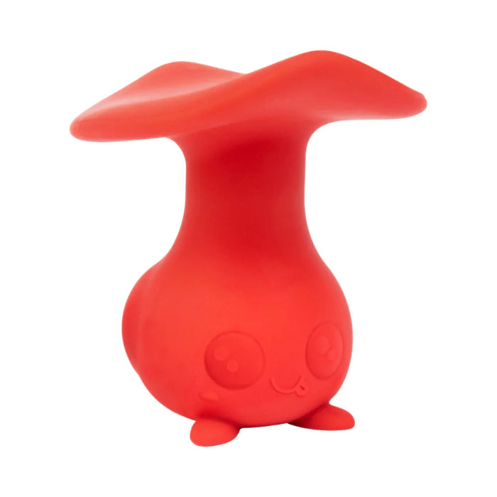 Cute Little Fuckers Morrie Mushroom Shaped Silicone Rechargeable Vibe With Ergonomic Finger Fin