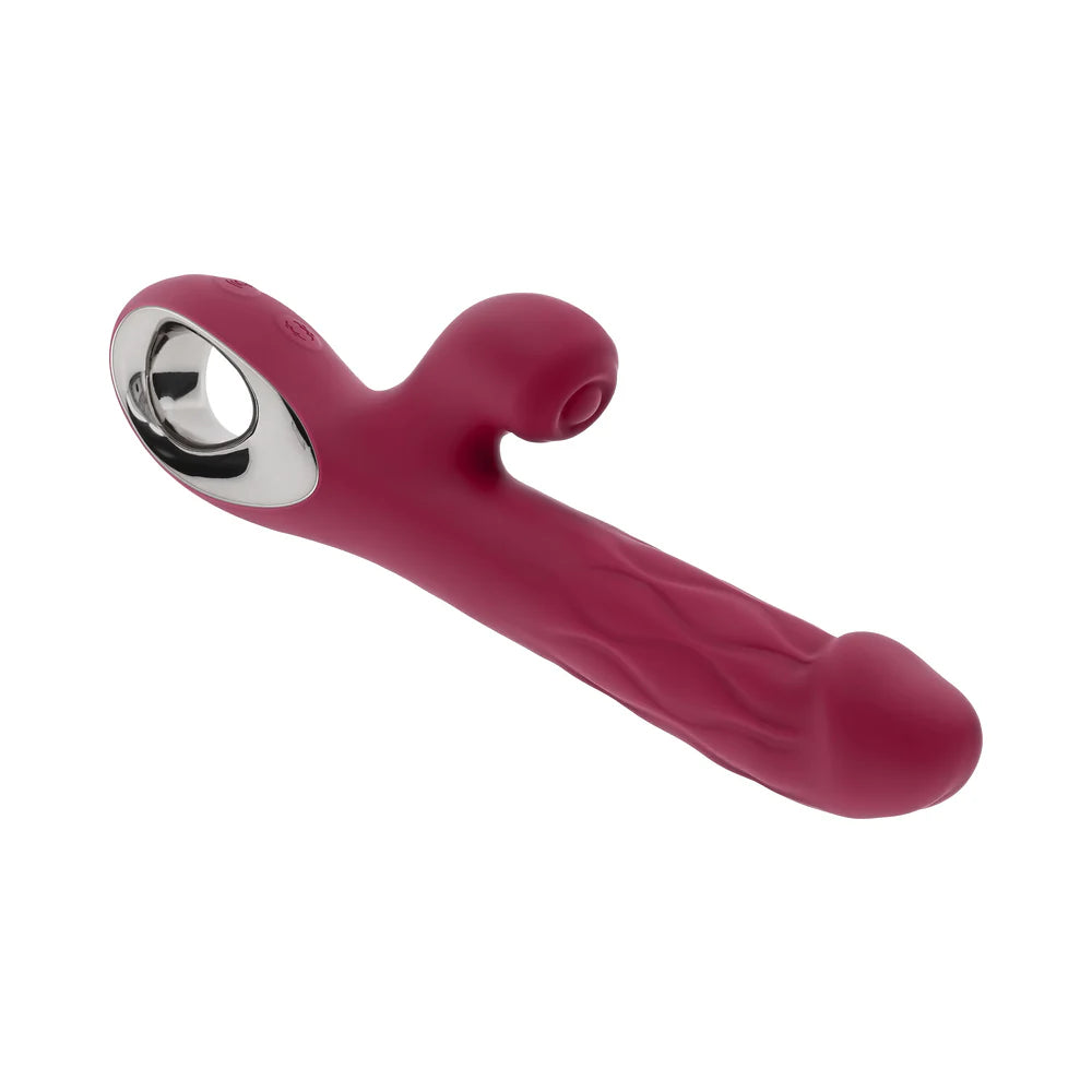 Evolved Bursting With Pleasure Expanding Shaft Rabbit Style Stimulator
