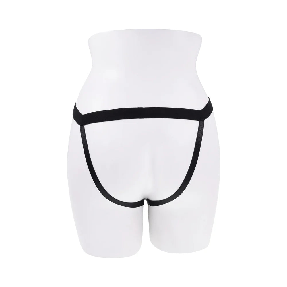 Evolved Come Closer Rechargeable Remote-Control Come-Hither Vibrating Strap-On Dildo With Grinding Pad