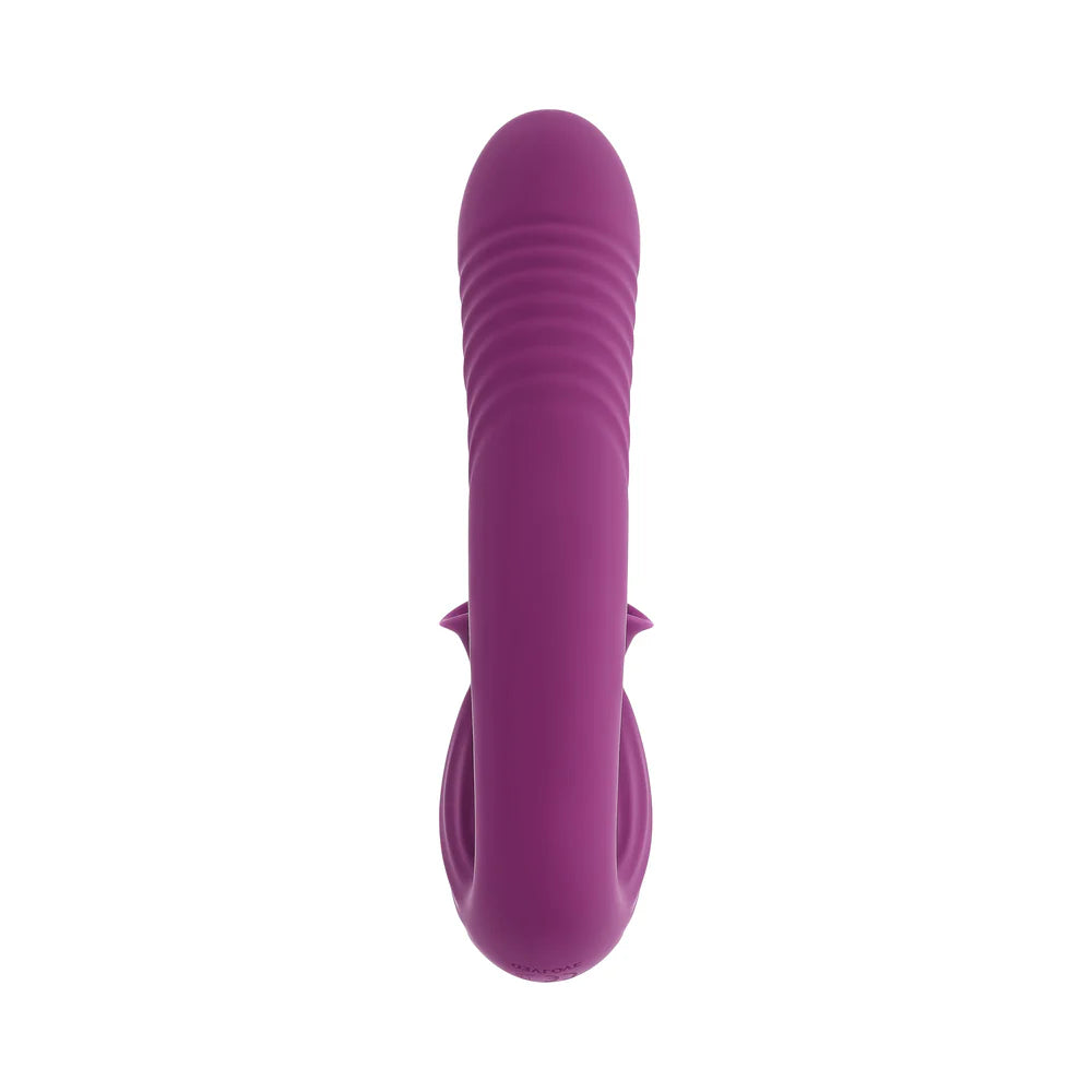 Evolved Deep Ecstasy Thrusting Rabbit Style Stimulator With Rotating External Stimulator