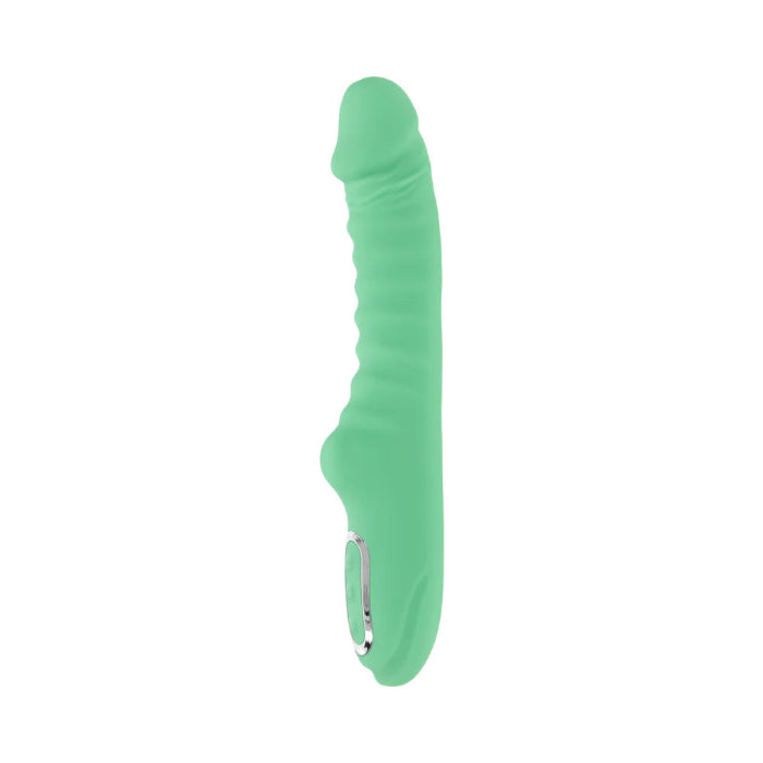 Evolved Full Throttle Warming Textured Flexible Rechargeable Vibrator