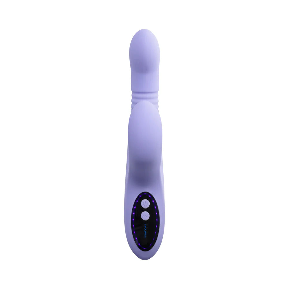 Evolved Pep Talk Thrusting Curved Rabbit Vibrator With Tapping External Stimulator