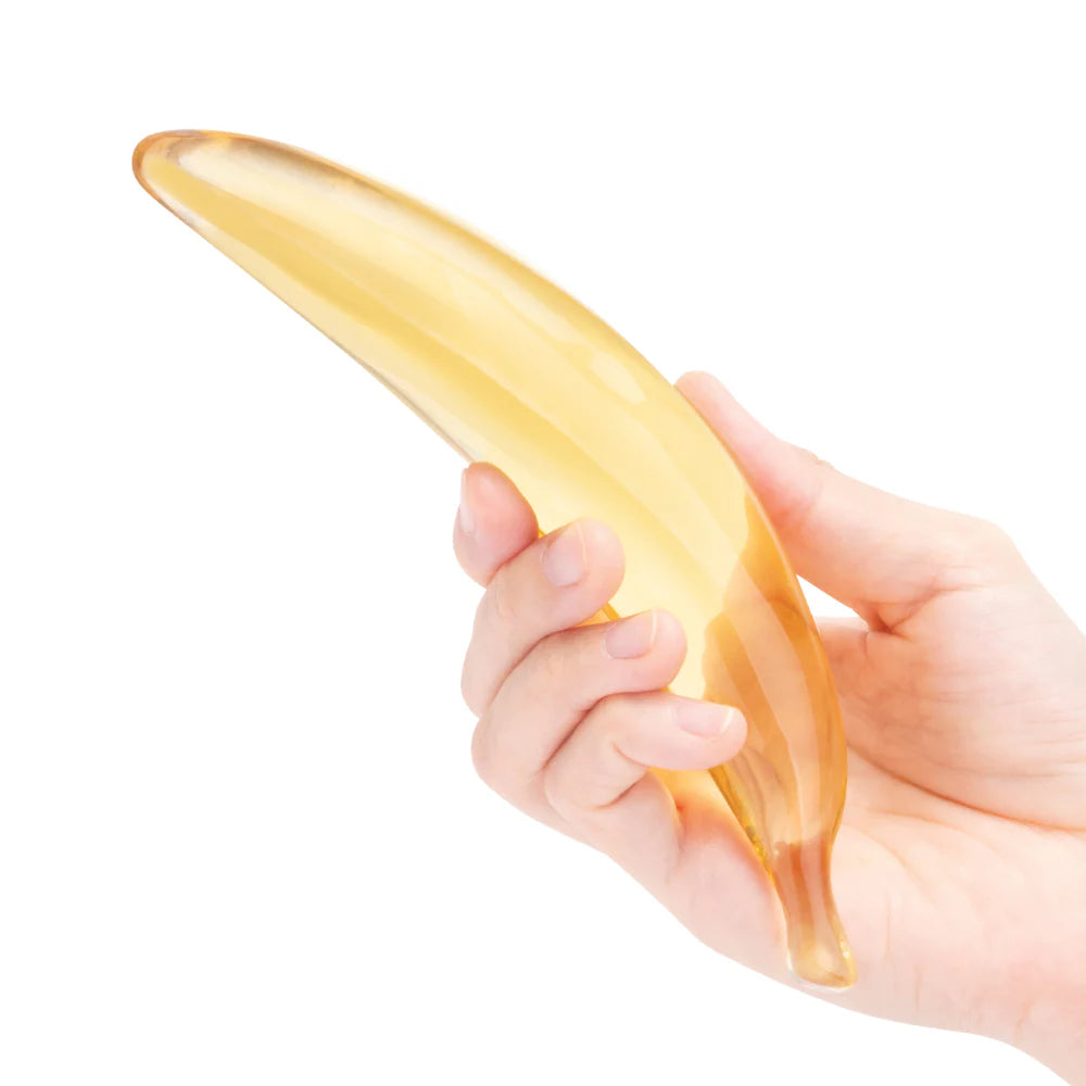 Glas Banana Joy Glass Banana Shaped Dildo
