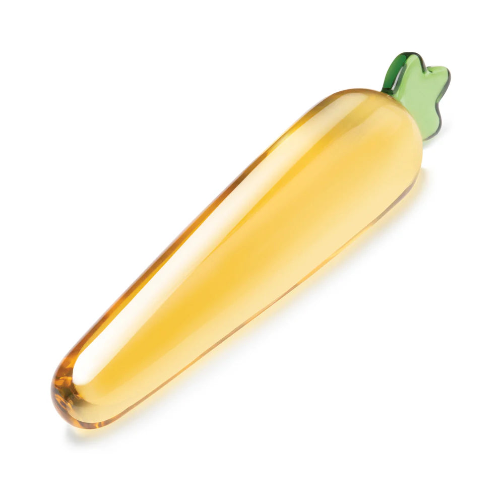 Glas Bunny's Secret Carrot Shaped Glass Dildo