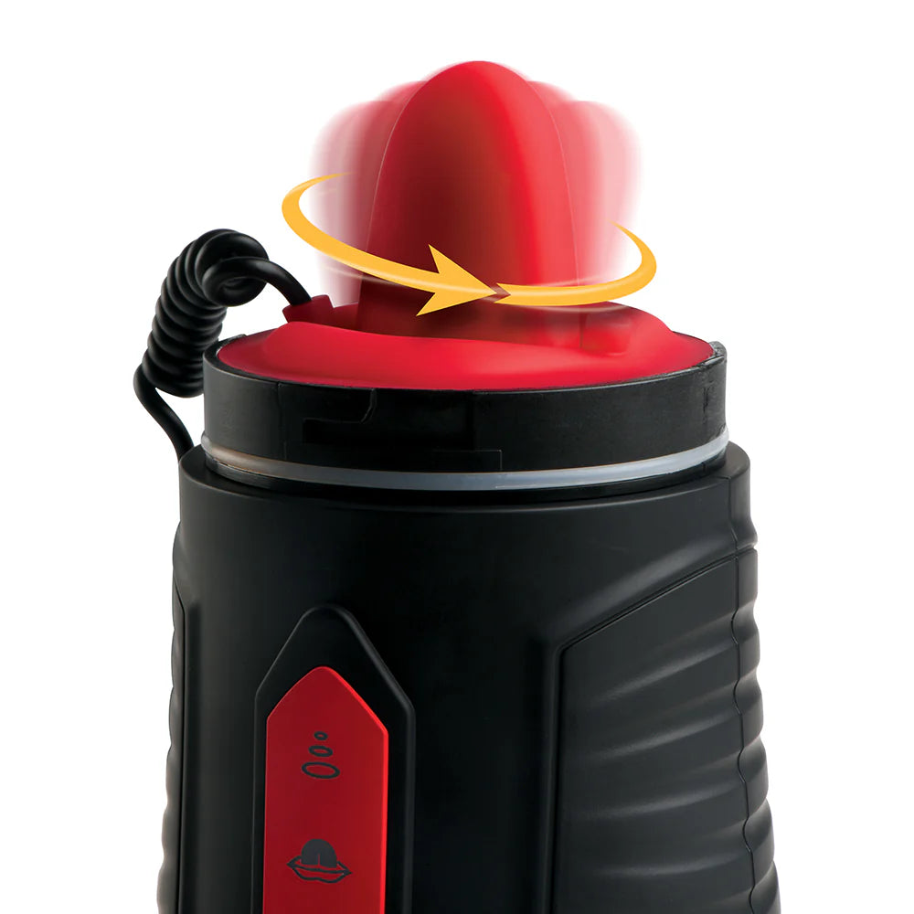 JOCK Advanced Blow Job Sucking, Licking, & Vibrating Masturbator