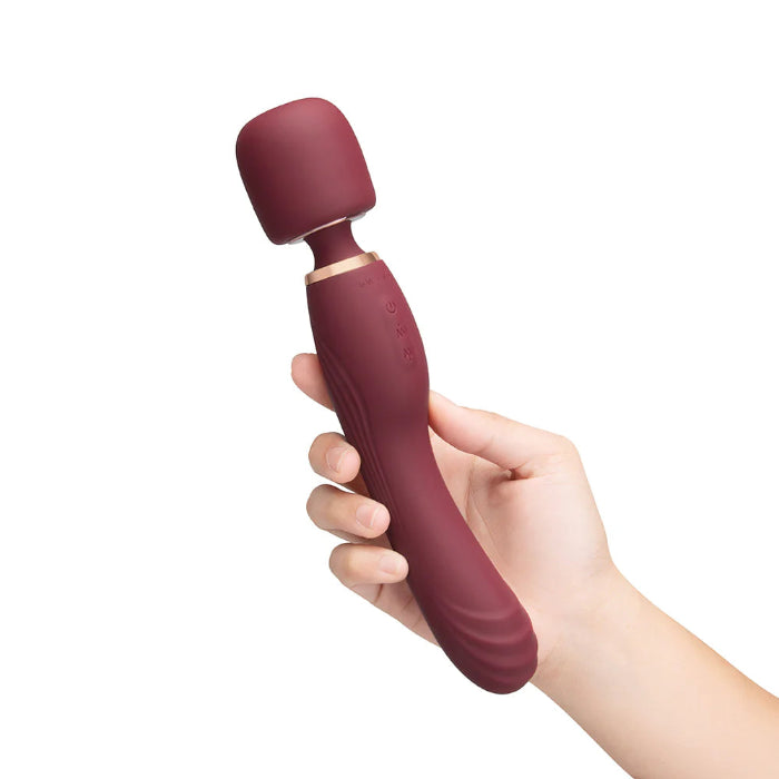 Le Wand Flat Top Fusion G Rechargeable Double Ended Wand With Textured G-Spot Stimulator