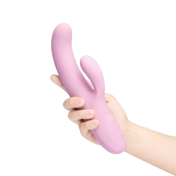 Le Wand Hither Rechargeable Vibrating Rabbit Style Dual Stimulator With Come-Hither Motion