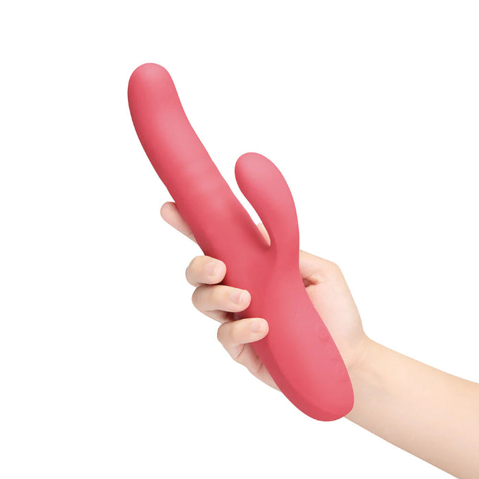 Le Wand Thrust Rechargeable Silicone Curved Thrusting Dual Stimulator