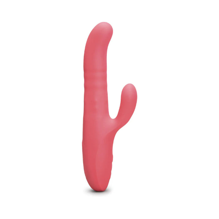 Le Wand Thrust Rechargeable Silicone Curved Thrusting Dual Stimulator